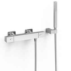 Termostata dušas maisītājs ar dušu TRES OVER-WALL, hroms 19016469