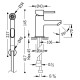 Izlietnes maisītājs ar bidetta rokas dušu MAX-TRES, 162113