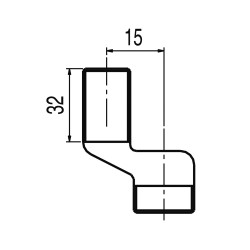 Ekscentra savienojums TRES 12-18 mm, 9134786
