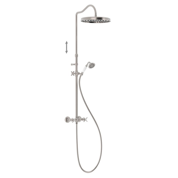 Dušas sistēma TRES Clasic, tērauds 24219102AC