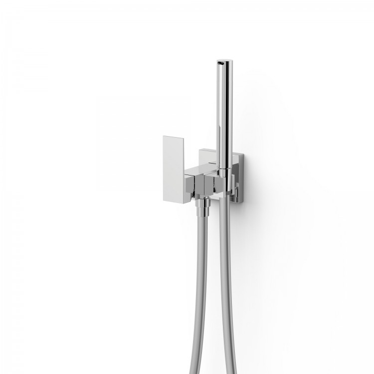 Iebuvējams maisītājs ar bidetta dušu Cuadro-TRES, 00612301