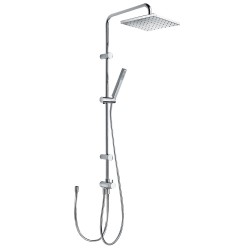 Dušas komplekts TRES ar stacionāro un rokas dušu, 06163506