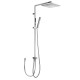 Dušas komplekts TRES ar stacionāro un rokas dušu, 107476