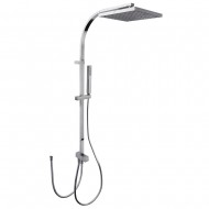 Dušas komplekts TRES ar stacionāro un rokas dušu, 107926