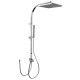 Dušas komplekts TRES ar stacionāro un rokas dušu, 107926