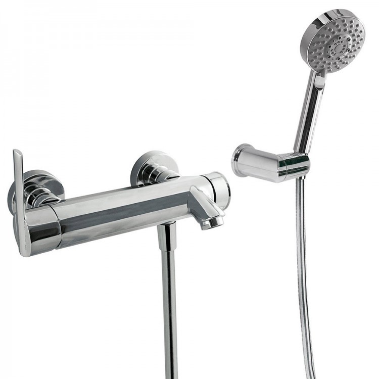 Vannas un dušas maisītājs ar dušu LEX-TRES, hroms 181474