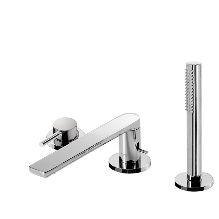 Vannas maisītājs uz vannas malas MAX-TRES 3-daļīgs, hroms 06216103