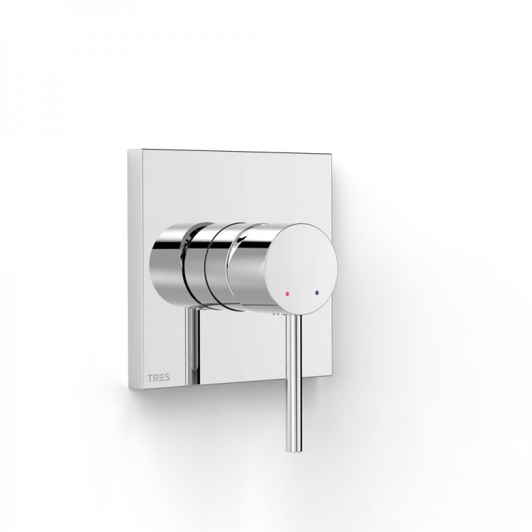 Dušas iebūvējamā maisītāja dekoratīvā daļa MAX-TRES, hroms 06227810