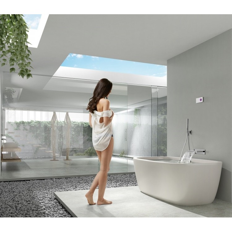 Elektroniskā termostata vannas un dušas sistēma TRES Bath Space, 09288556NM