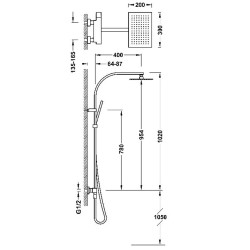 Dušas sistēma SLIM-TRES 20219101