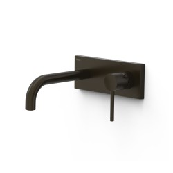 Iebūvējamā izlietnes maisītāja TRES STUDY dekoratīvā daļa 24cm, melna bronza, 26230032KMB