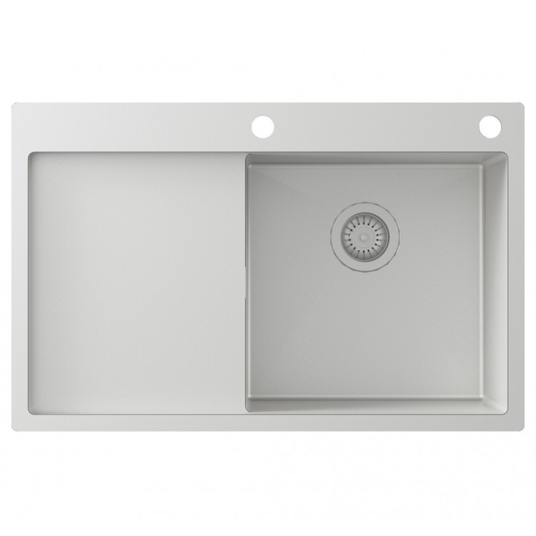 Virtuves izlietne HELIKA TERRA Nerūsējošā tērauda 780x500 mm, R