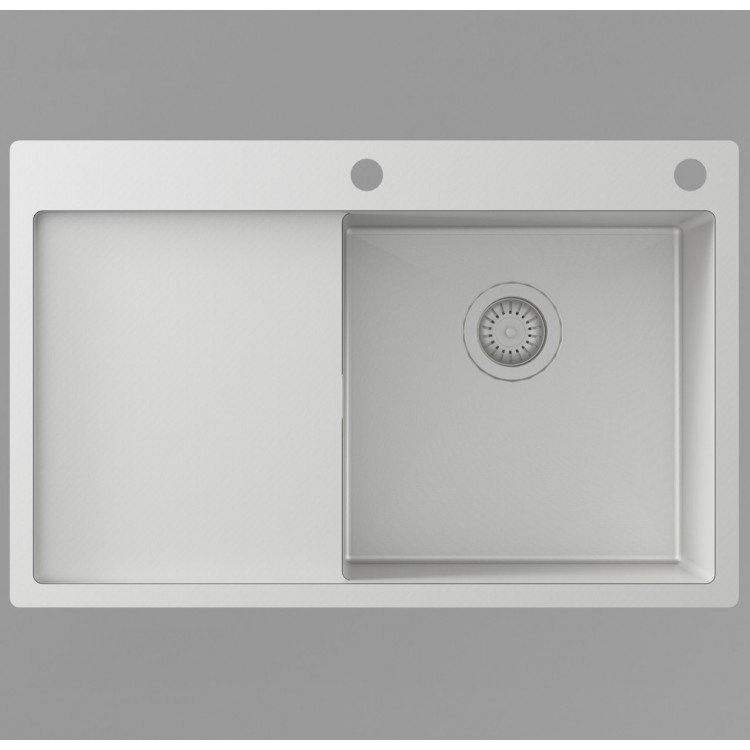 Virtuves izlietne HELIKA TERRA Nerūsējošā tērauda 780x500 mm, R