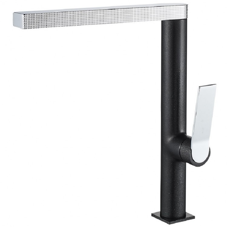 Virtuves izlietnes maisītājs Turtl CANTUS, melna metālika