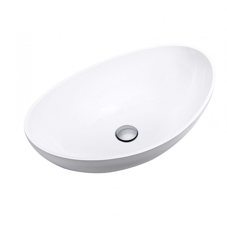 Vannas istabas uzliekamā izlietne Turtl INTRA 59x38cm, BQS590-700