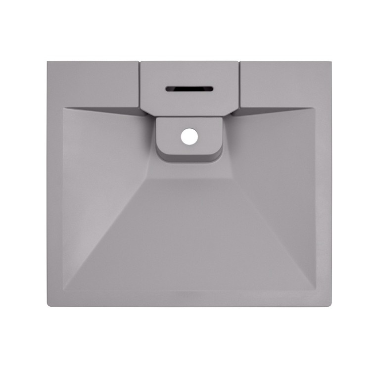 Izlietne virs veļas mašīnas Turtl LOCUS 60x60 cm, argent