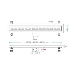 Dušas kanāls Valtemo Smartline Base 900mm, VLD-565335