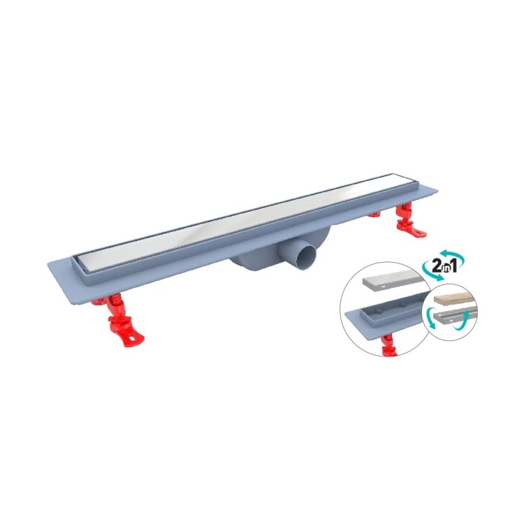 Dušas kanāls Valtemo Harkline Trendy 400mm, VLD-591310-MT