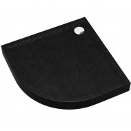 Dušas paliktnis pusapaļš Vento Black 90x90cm, 44206