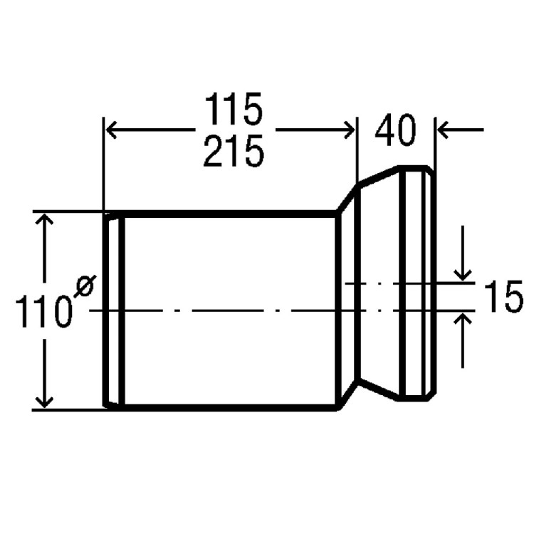 WC pieslēgs-ekscentrs Viega, 614775