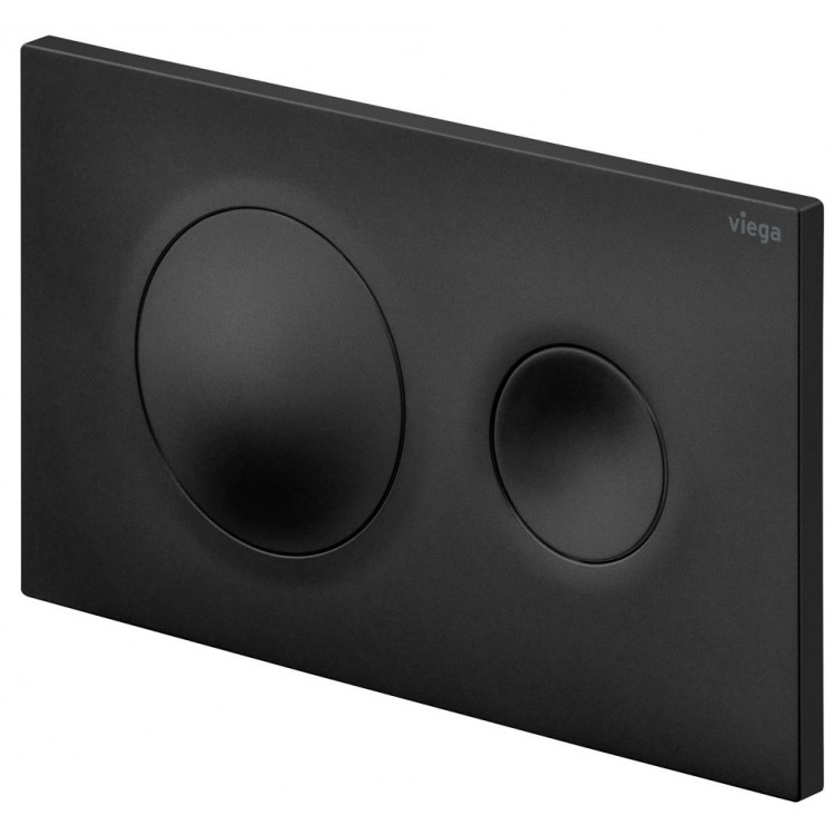 Noskalošanas taustiņš Viega Visign for Style 20 Prevista, melns 796389