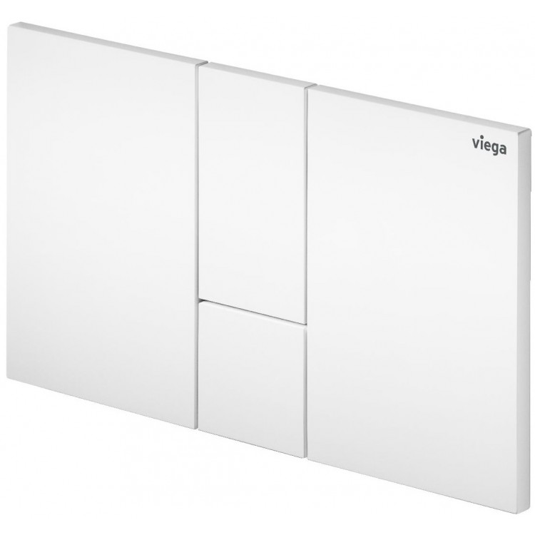 Noskalošanas taustiņš Viega Visign for Style 24 Prevista, balts 773281