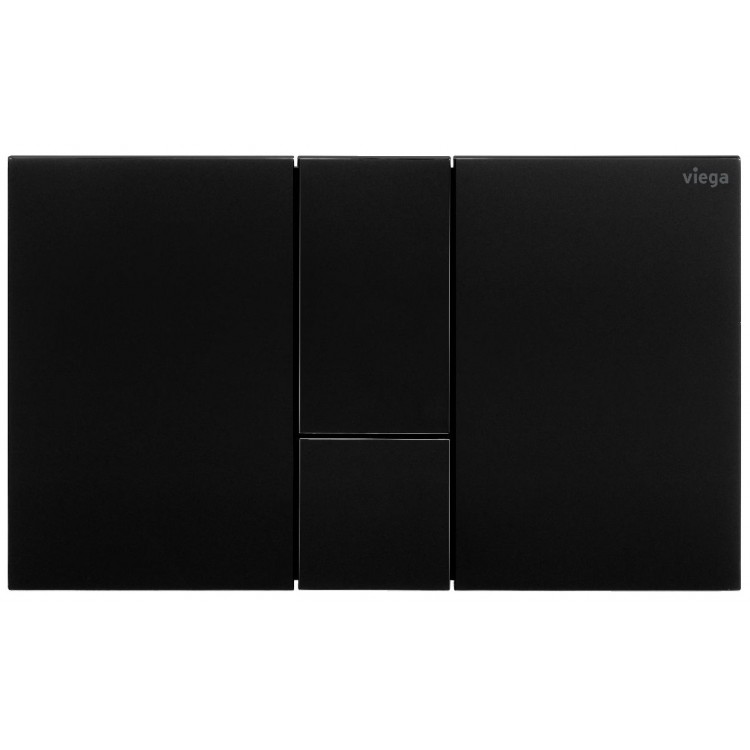 Noskalošanas taustiņš Viega Visign for Style 24 Prevista, melna 773304