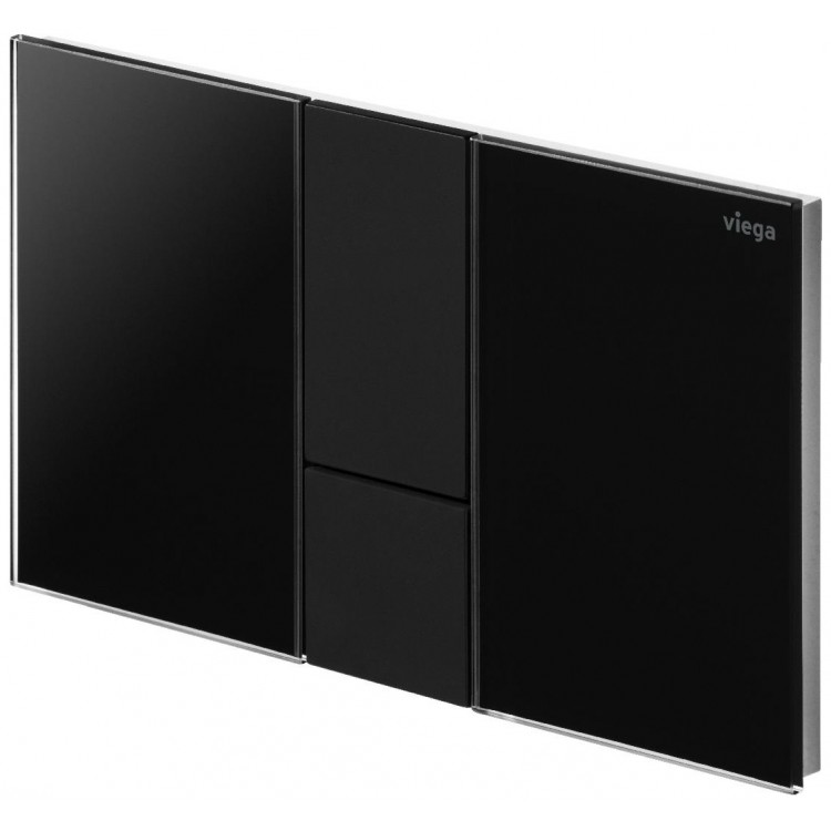 Noskalošanas taustiņš Viega Visign for Style 24 Prevista, melna 773311