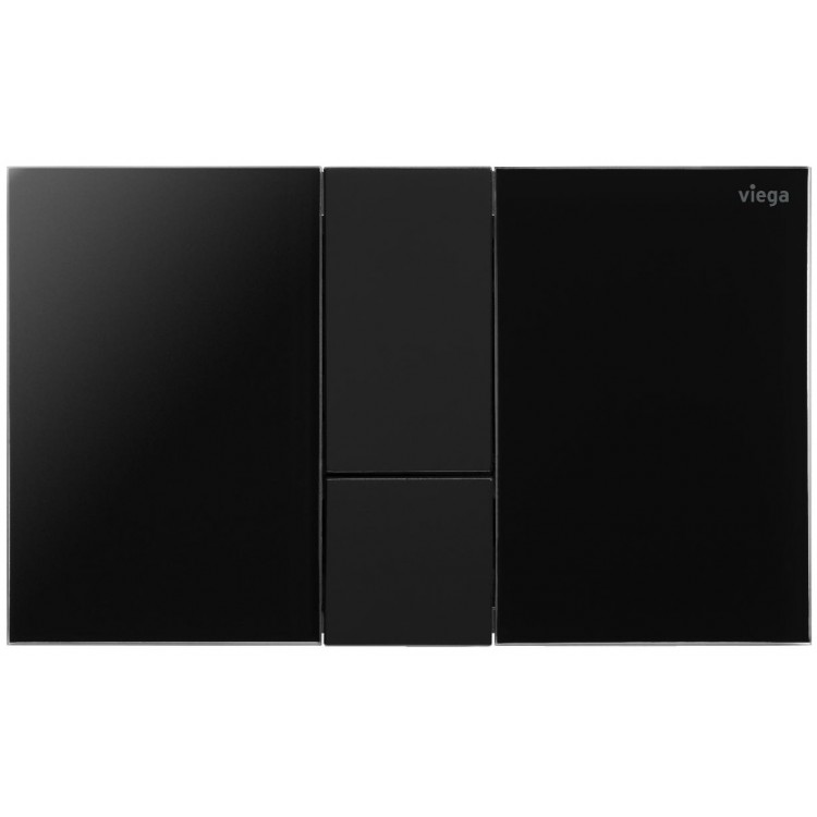 Noskalošanas taustiņš Viega Visign for Style 24 Prevista, melna 773311