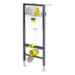 Iebūvējamais rāmis tualetes podam VIEGA Prevista Dry ar Visign for Life hromētu pogu