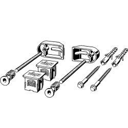 Stiprinājumu komplekts VIEGA Prevista Dry Rāmim, 776619