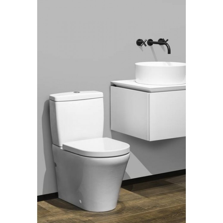 Tualetes pods Villeroy&Boch O.Novo Compact Rimless poda ar Soft Close vāku, 4625H201