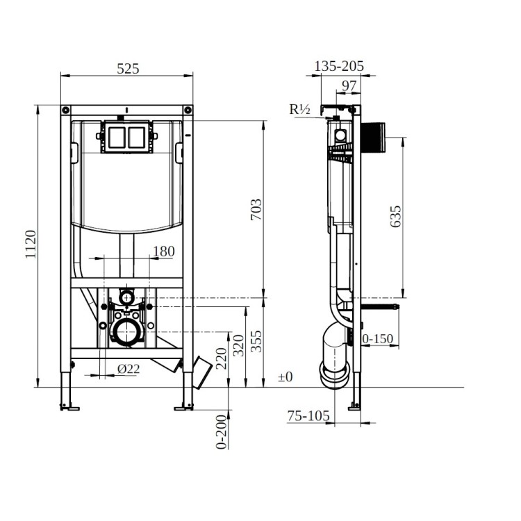 Komplekts rāmis Viconnect + pods Architectura Twistflush,+ SC vāks + Taustiņš