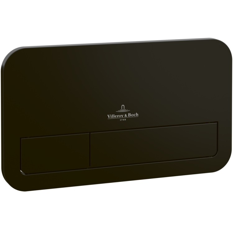 Noskalošanas taustiņš Villeroy Boch E200, melns matēts 922490AN