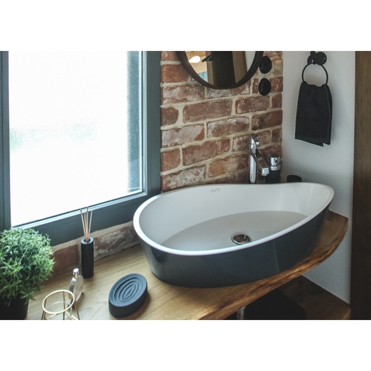 Vannas istabas uzliekamā izlietne Aura ISIDE 80x39 cm