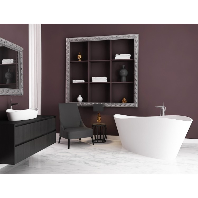 Vannas istabas uzliekamā izlietne Aura LUXOVIO 80x39 cm