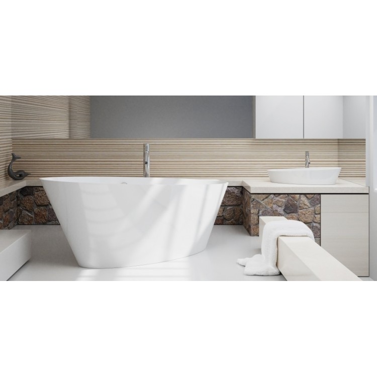 Brīvi stāvoša vanna Aura CARMENTA 184 x 76 cm