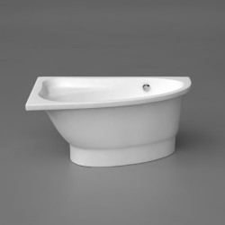 Stūra vanna Vispool MIA 140x90cm L/K