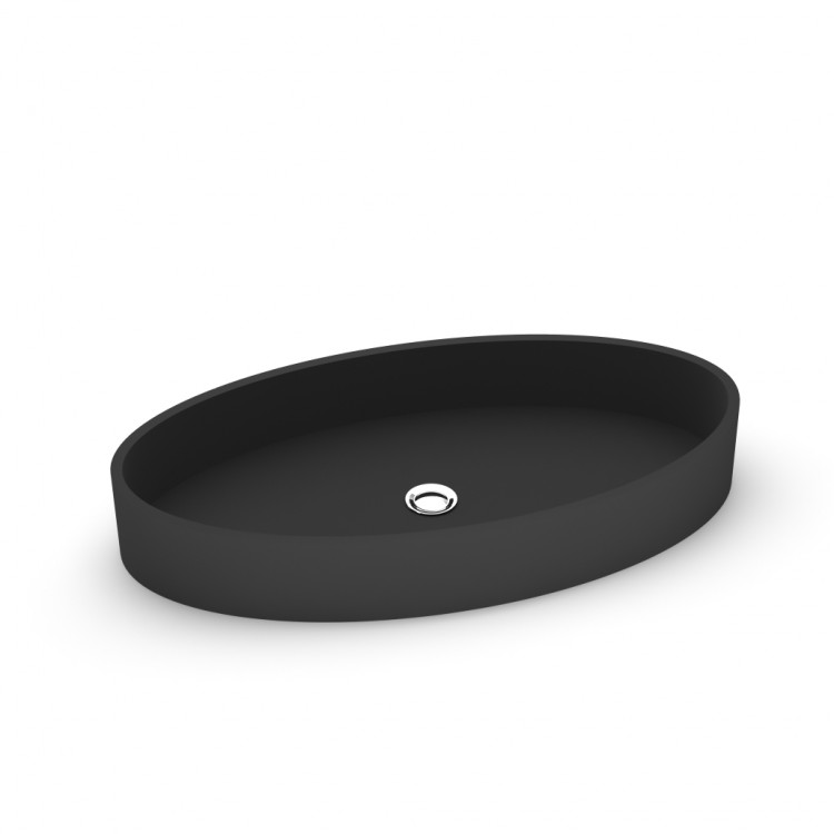 Vannas istabas uzliekamā izlietne Vispool U 2 76x40 cm, balta