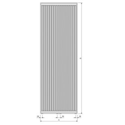 Radiators Vogel & Noot VERTICAL 21 1800x450