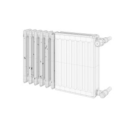 Tērauda paneļu apkures radiators Vogel&Noot Compact 22 550x2000