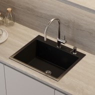 Virtuves izlietne Wisent 50x44cm ar dozatoru, W35044B