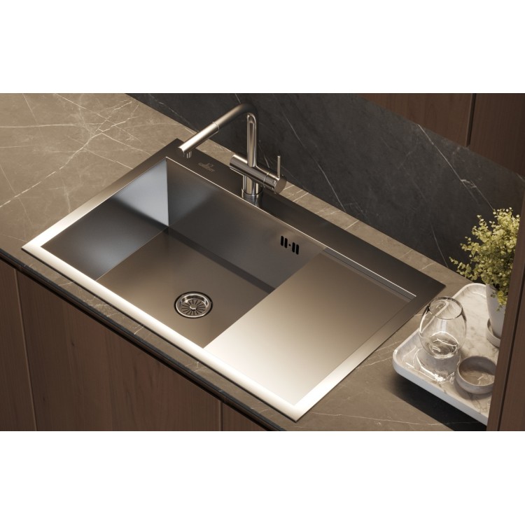 Virtuves izlietne Wisent 78x51cm, W37851-L