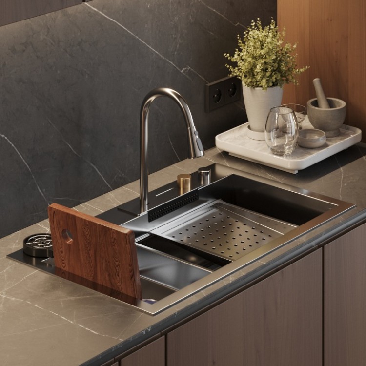 Virtuves izlietne Wisent 75x46cm WG37546