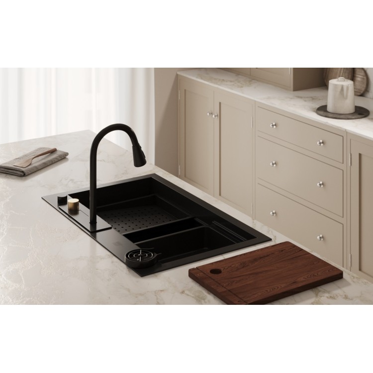 Virtuves izlietne Wisent 75x46cm WG37546B