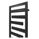 Elektriskais dvieļu žāvētājs Zehnder TETRIS 500x860 mm 400W, melns matēts