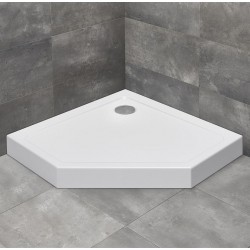 Dušas paliktnis piecstūru Radaway Doros PT Compact 100x100, balts
