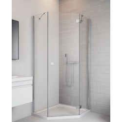 Dušas stūris piecstūru Radaway Essenza New PTJ 100x100 cm