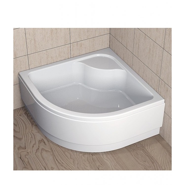 Dušas paliktnis dziļais Radaway INDOS A 900x900, balts