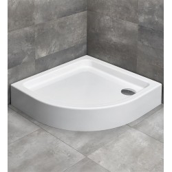 Dušas paliktnis pusapaļš Radaway Laros Compact A 85x85 ,balts